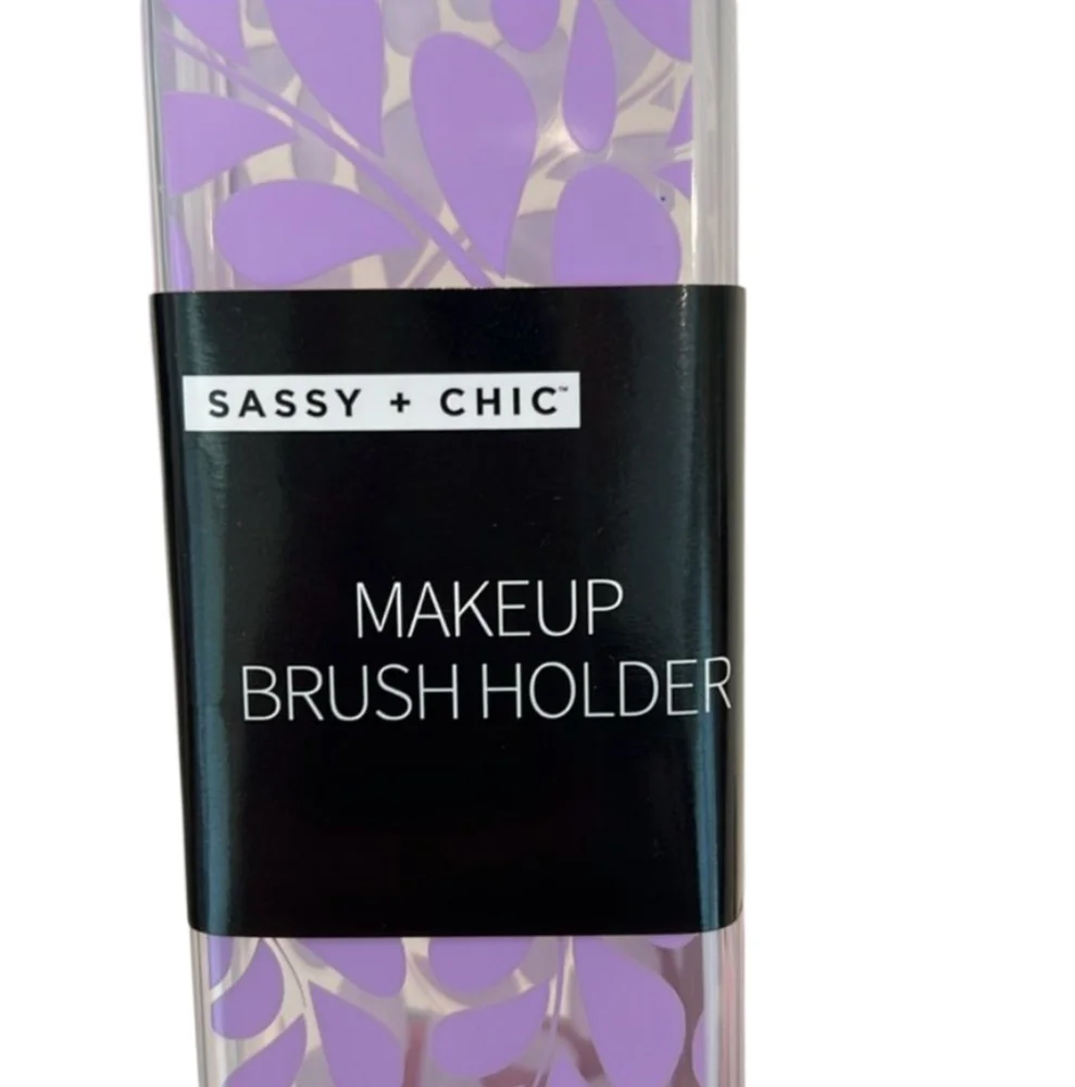 Sassy + Chic Purple Makeup Brush‎ Holder Travel Holder Womens Makeup Accessories